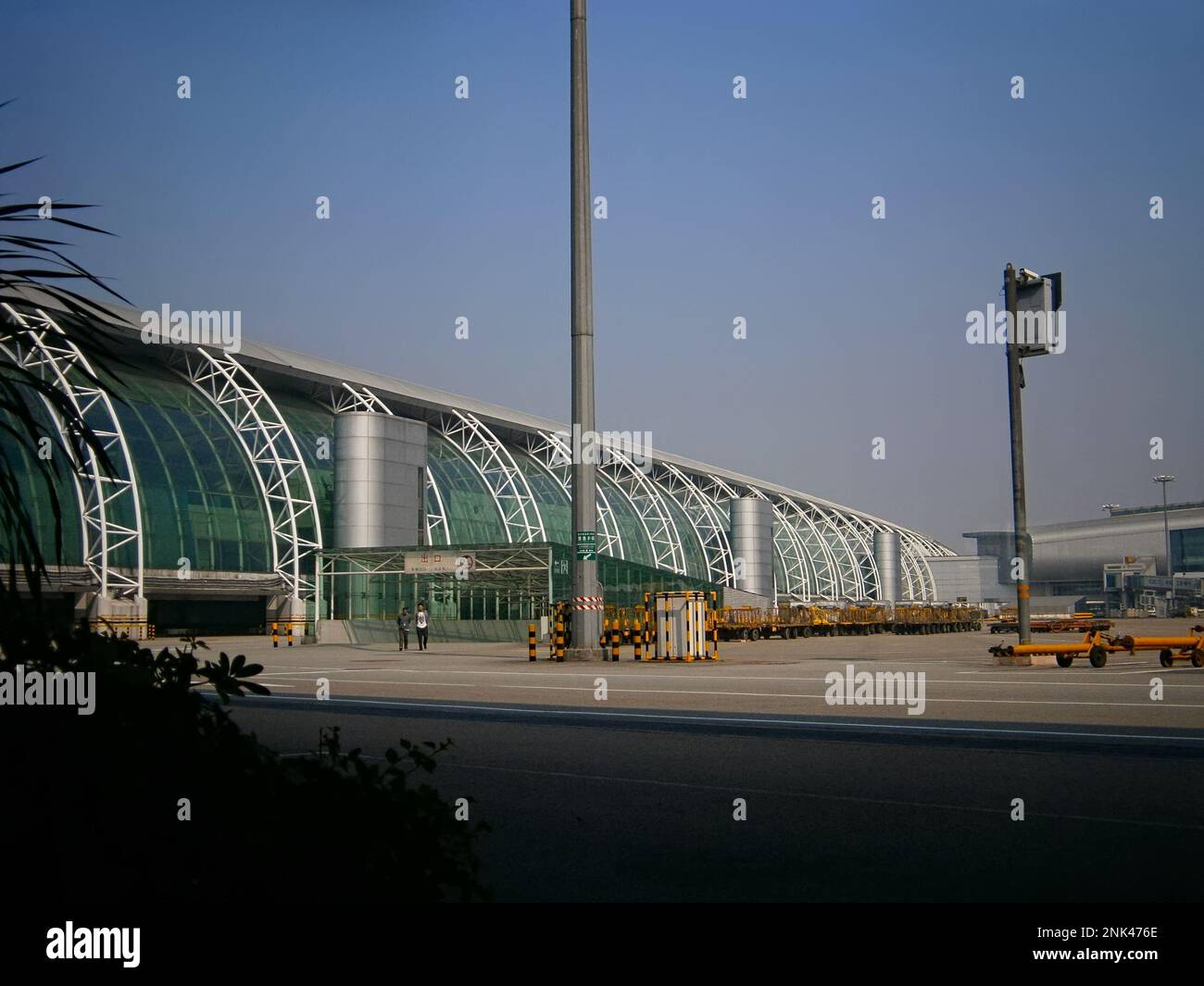 Le bâtiment principal du terminal de l'aéroport international de Baiyun Banque D'Images