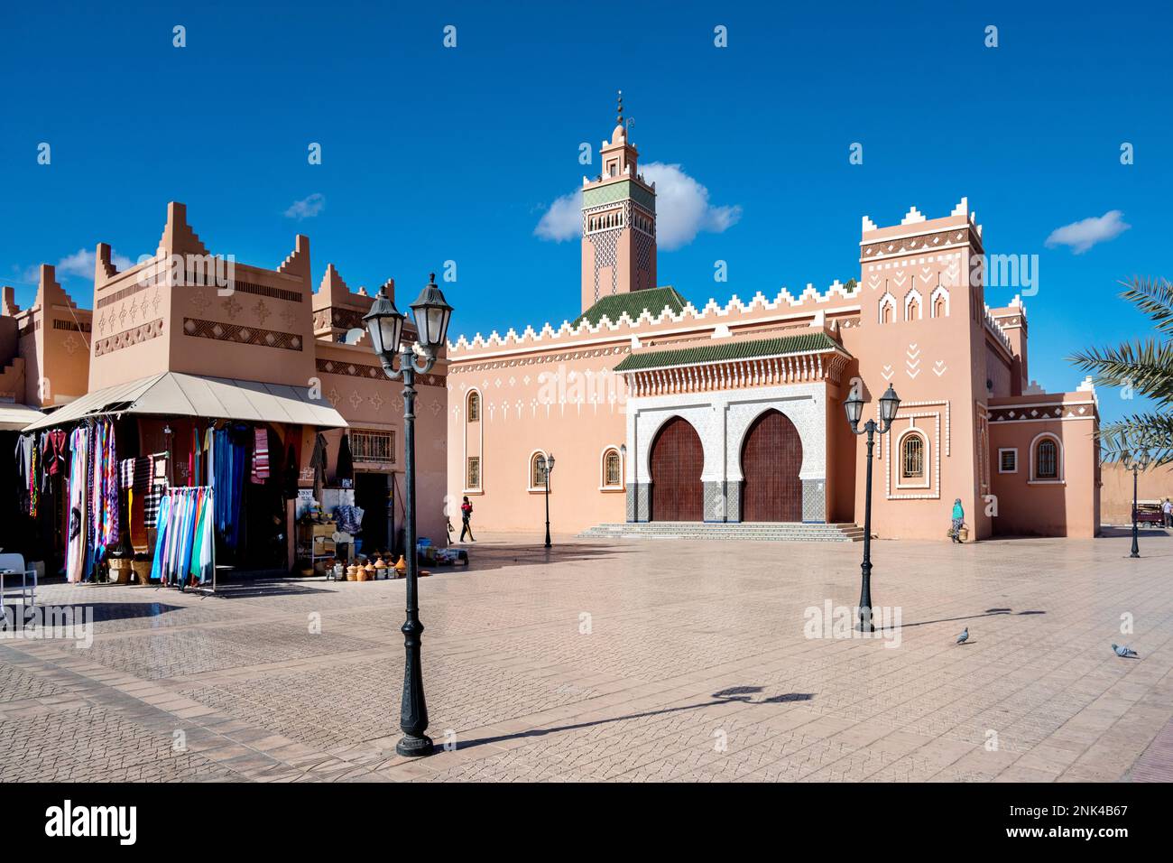 Afrika, Marokko, Südmarokko, Zagora, Moschee Mohammed VI Bd. AM Mohammed V. Banque D'Images