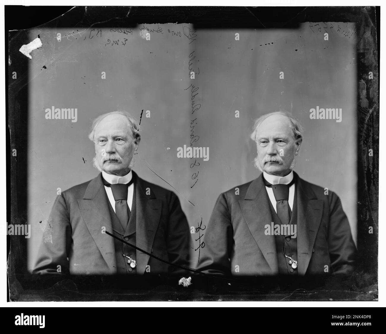 Portrait de Honor David Dudley Field, un avocat et homme politique américain de New York, conservé dans la collection Brady-Handy. Banque D'Images