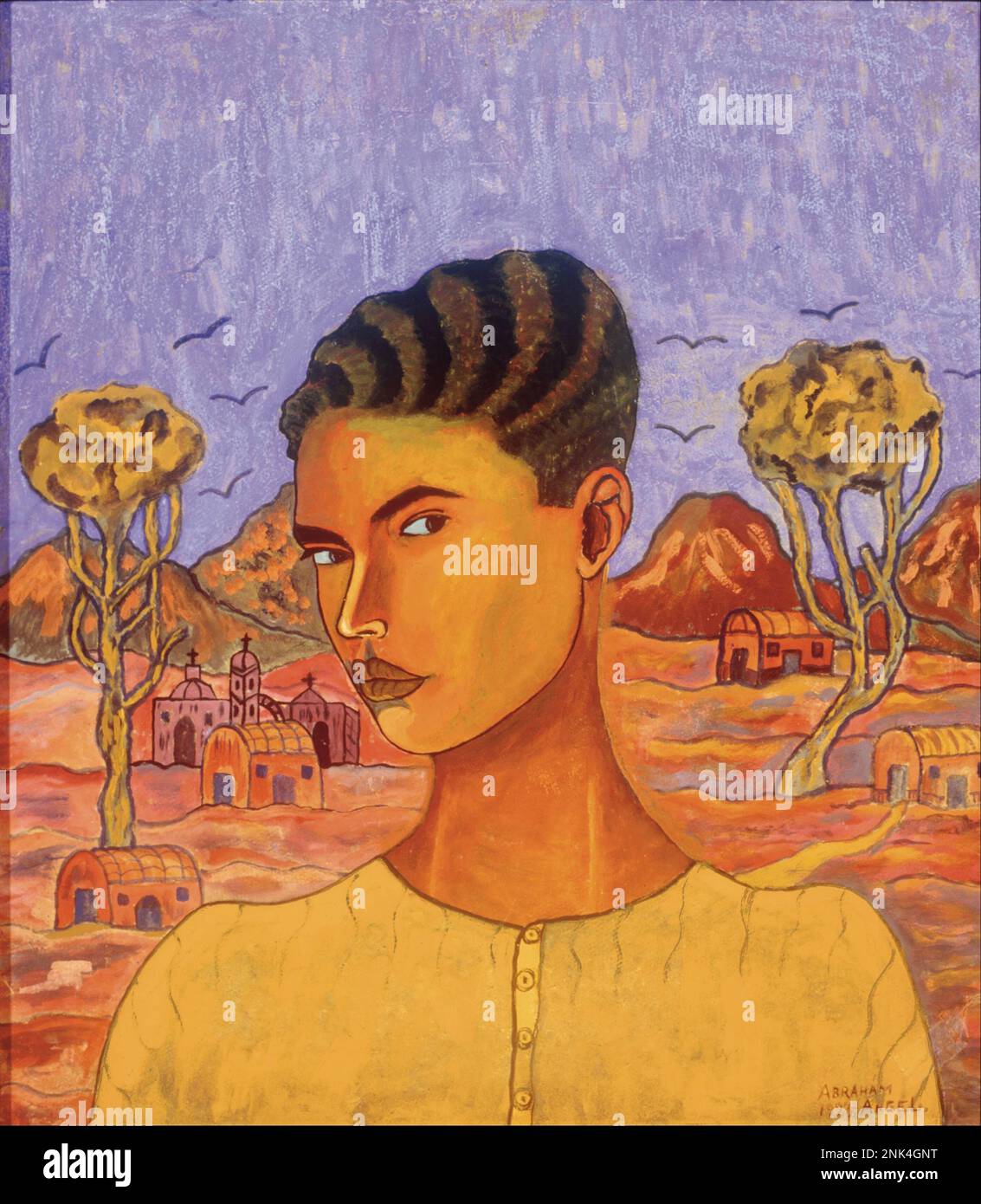 Abraham Ángel - Auto-portrait - 1923 Banque D'Images