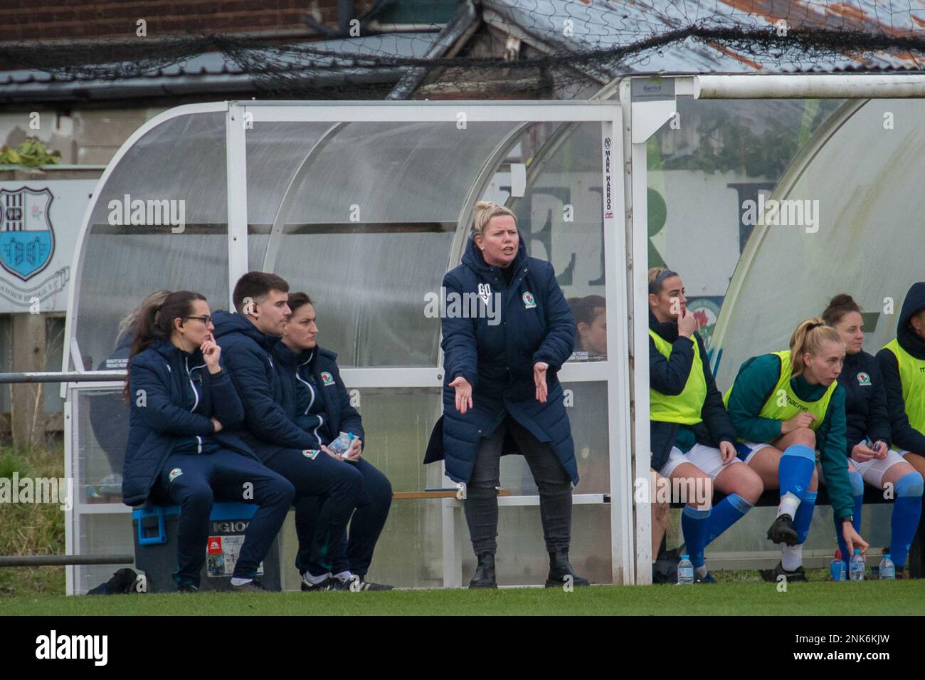 Bamber Bridge, Angleterre 16 janvier 2022. Match de championnat féminin FA entre Blackburn Rovers Ladies et Bristol City Women. Banque D'Images