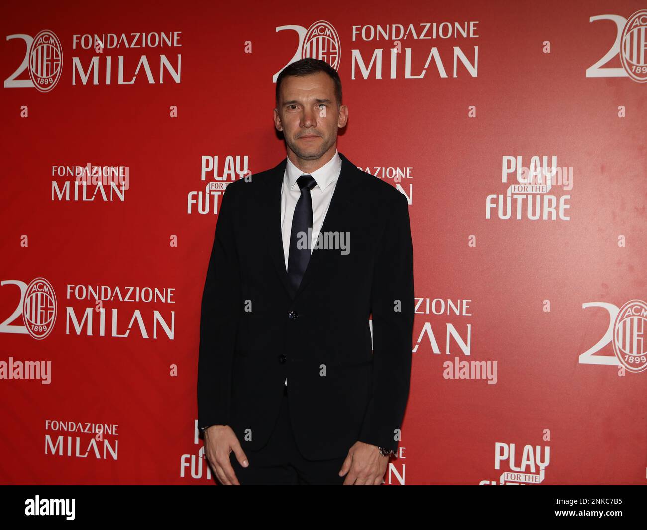 23 février 2023, Milan, Lombardie, Italie: Andriy SHEVCHENKO d'Ukraine assiste au dîner de gala qui a eu lieu pour célébrer le 20th anniversaire de la Fondazione Milan (Credit image: © Mickael Chavet/ZUMA Press Wire) USAGE ÉDITORIAL SEULEMENT! Non destiné À un usage commercial ! Banque D'Images