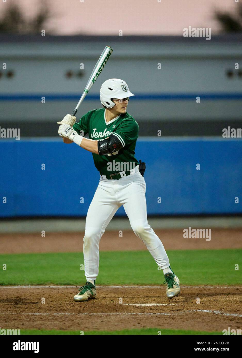 Jenkins Eagles first baseman Matt Donley (13) bats during a High