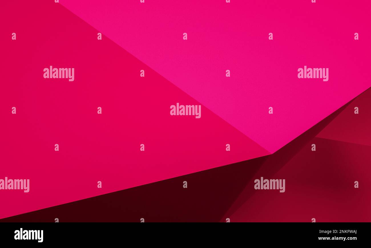 Géométrie abstraite sur fond rouge Banque D'Images
