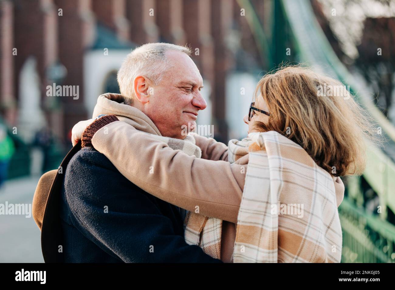 Romantic senior couple Banque D'Images