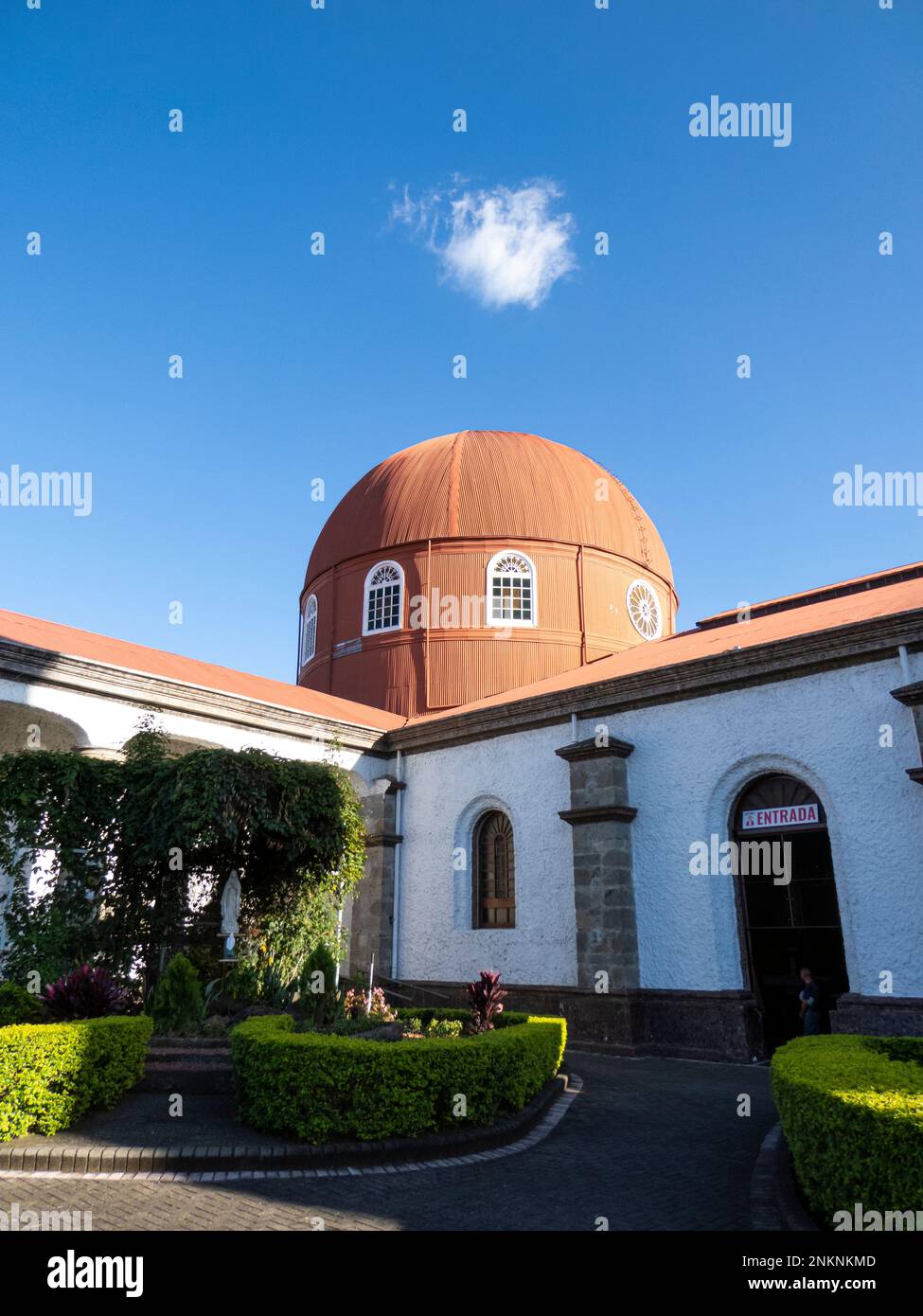 La cathédrale d'Alajuela dans la ville d'Alajuela près de San José au Costa Rica Banque D'Images
