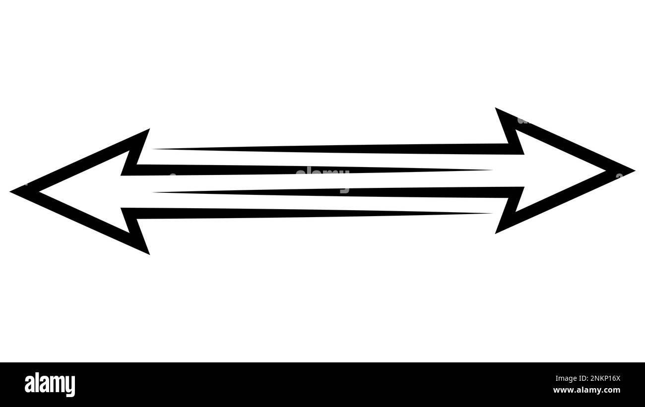 Transfert de flèche numérique, chemin d'icône d'argent, échange de deux flèches doubles Illustration de Vecteur