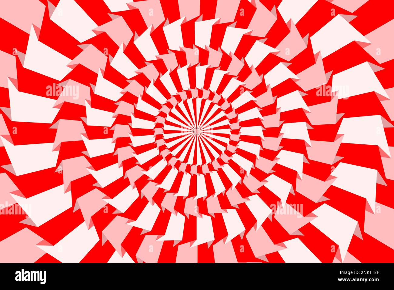 Arrière-plan abstrait de spirale vortex dynamique. Forme géométrique en rotation. Illustration vectorielle Illustration de Vecteur