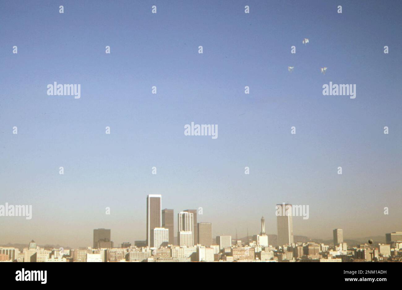 1970s États-Unis: Horizon de Los Angeles Californie au début de 1970s ca. 1973 Banque D'Images