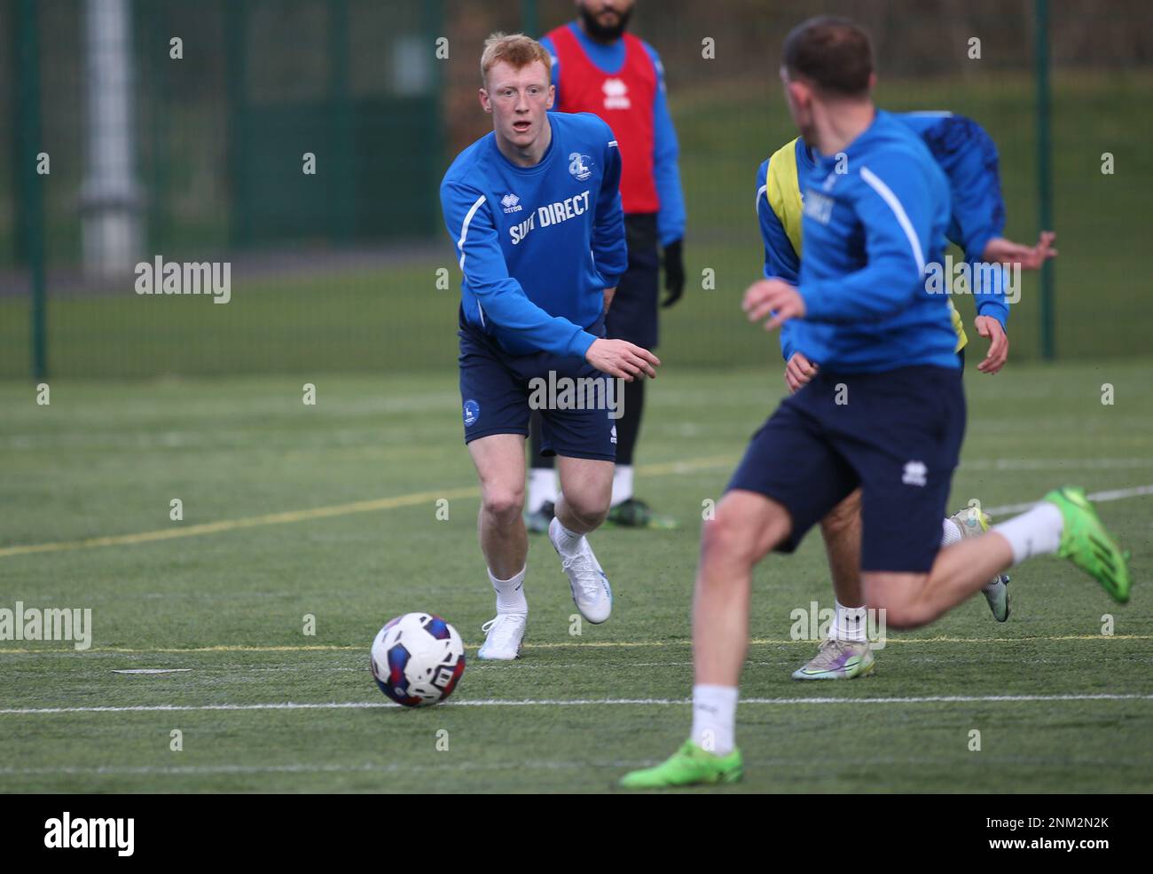 Lors de la première séance de formation de John Askey en tant que directeur de Hartlepool United au château de Maiden, à Durham, le vendredi 24th février 2023. (Photo : Michael Driver | MI News) Credit : MI News & Sport /Alay Live News Banque D'Images