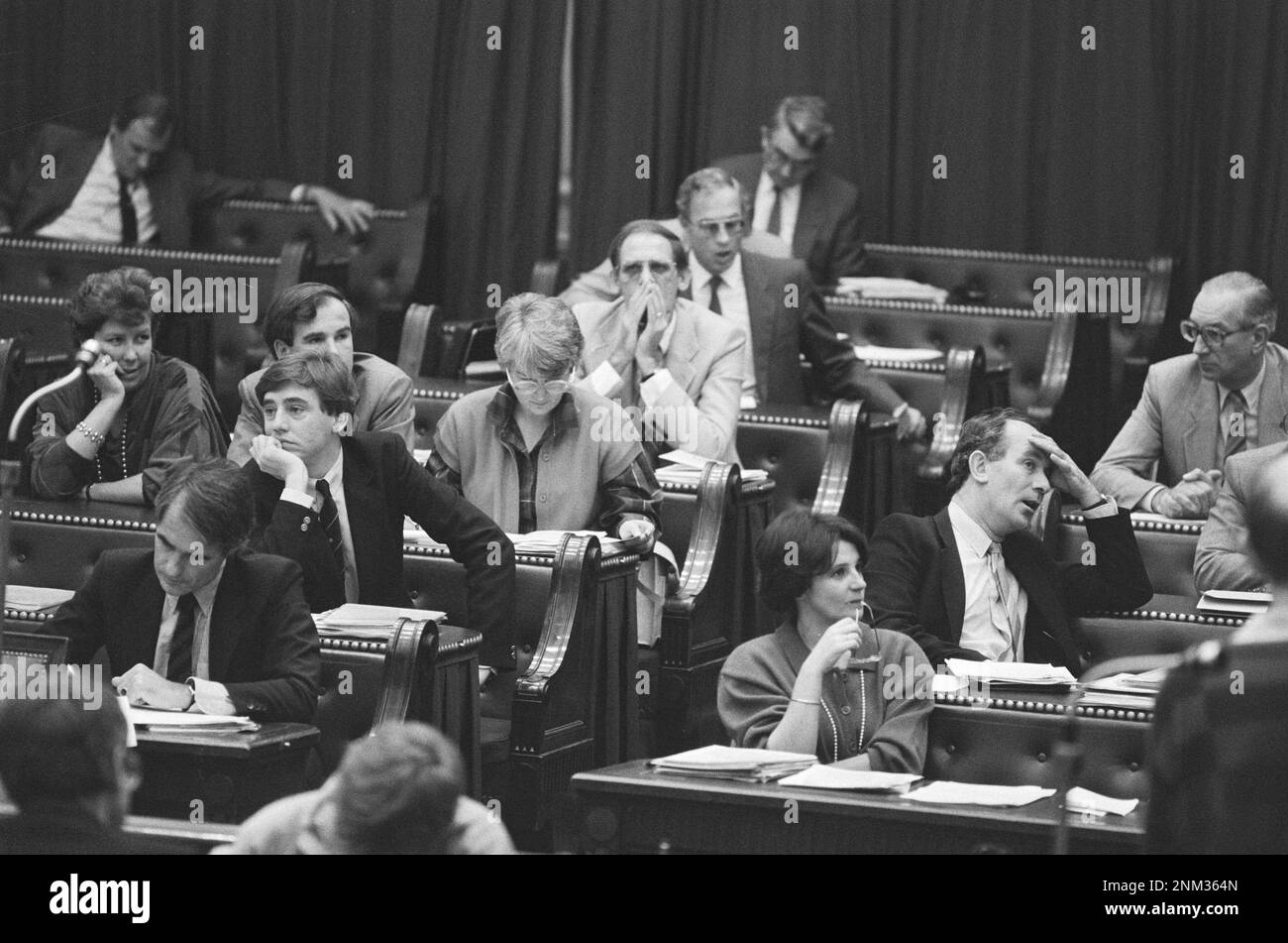 Chambre néerlandaise des représentants, considérations générales ca. 1985 Banque D'Images