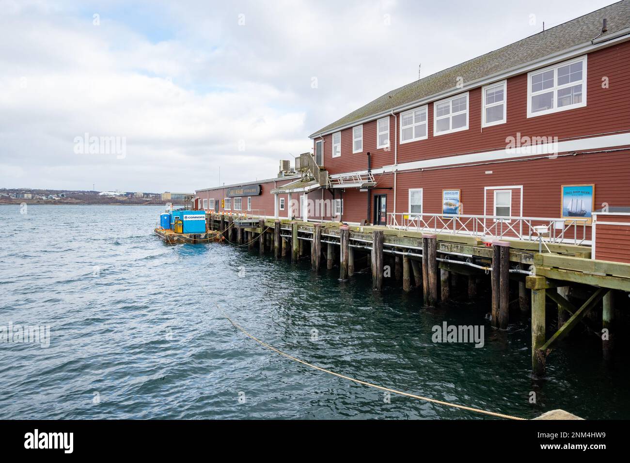 Halifax, promenade en bord de mer Banque D'Images