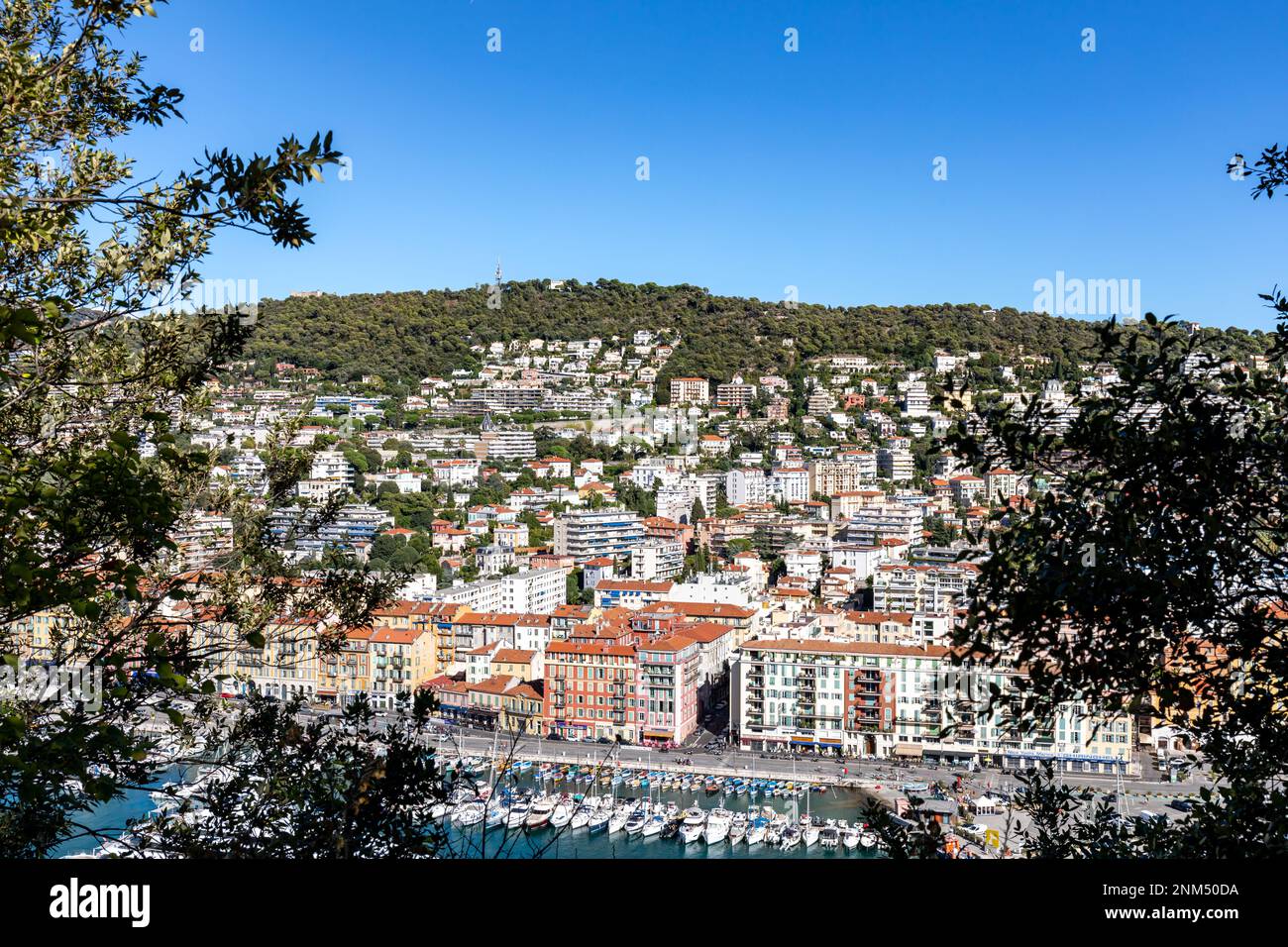 Port de Nice, Côte d'Azur, Alpes-Maritimes, France Banque D'Images