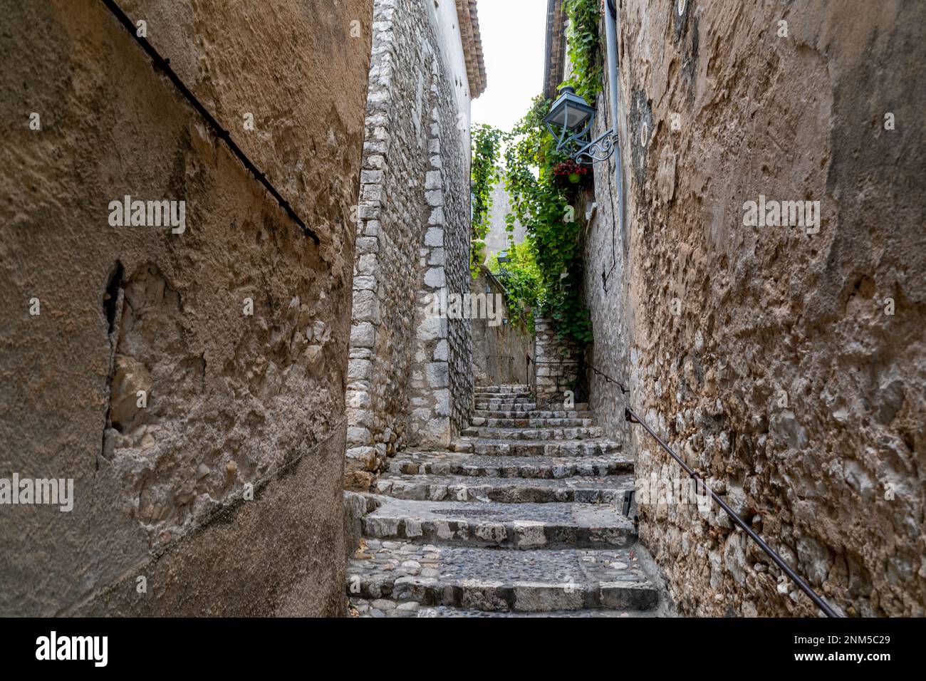 Vieux village de Saint-Paul-de-Vence, Alpes Maritimes, Côte d'Azur, France Banque D'Images