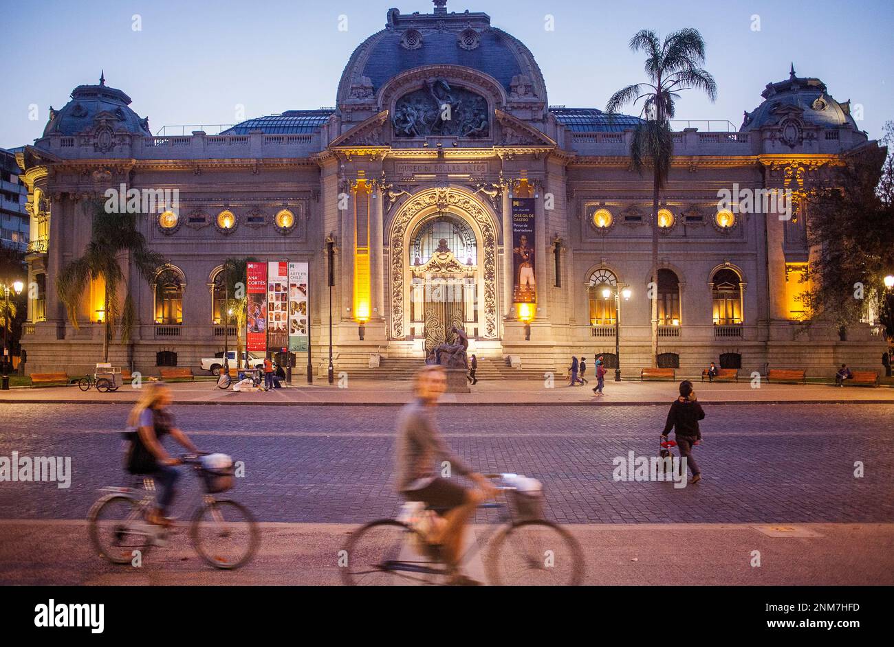 Museo Nacional de Bellas Artes (Musée national des Beaux-Arts), quartier de Bellas Artes, Santiago. Chili. Banque D'Images