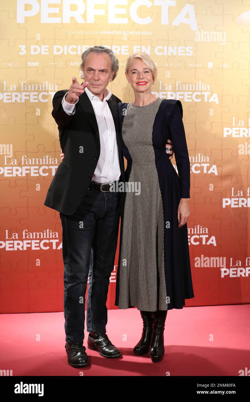 Actors José Coronado and Belén Rueda, pose at the photocall of the team