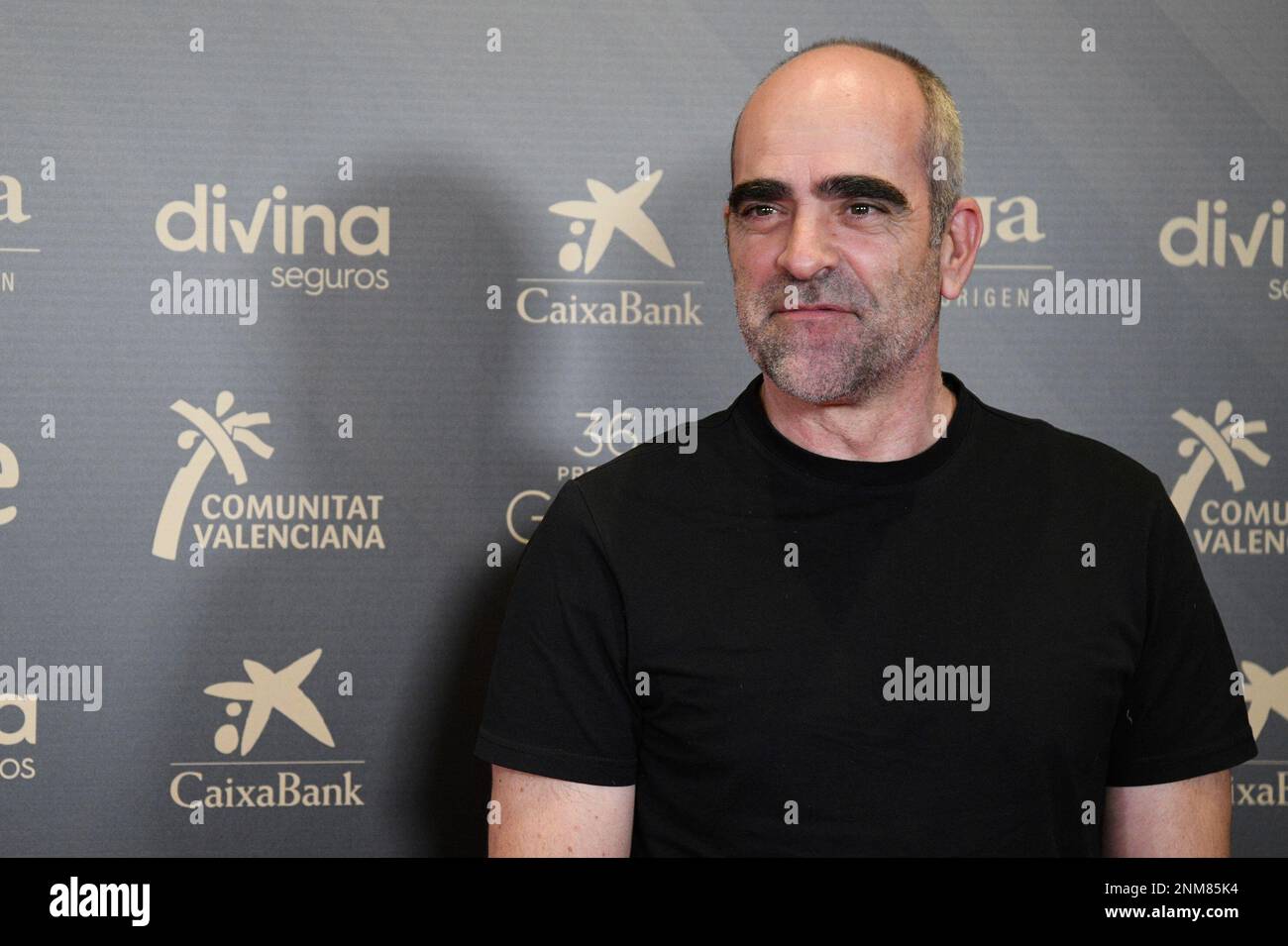 The actor Luis Tosar posing after being nominated for the 36th edition of the Goya Awards, on November 29, 2021, in Madrid (Spain). PHOTOCALL;CINEMA;GOYA AWARDS;ACTRESS;ACTOR;NOMINEES;NOMINATION;29 NOVEMBER 2021 José Oliva / Europa Press 11/29/2021 (Europa Press via AP) Banque D'Images