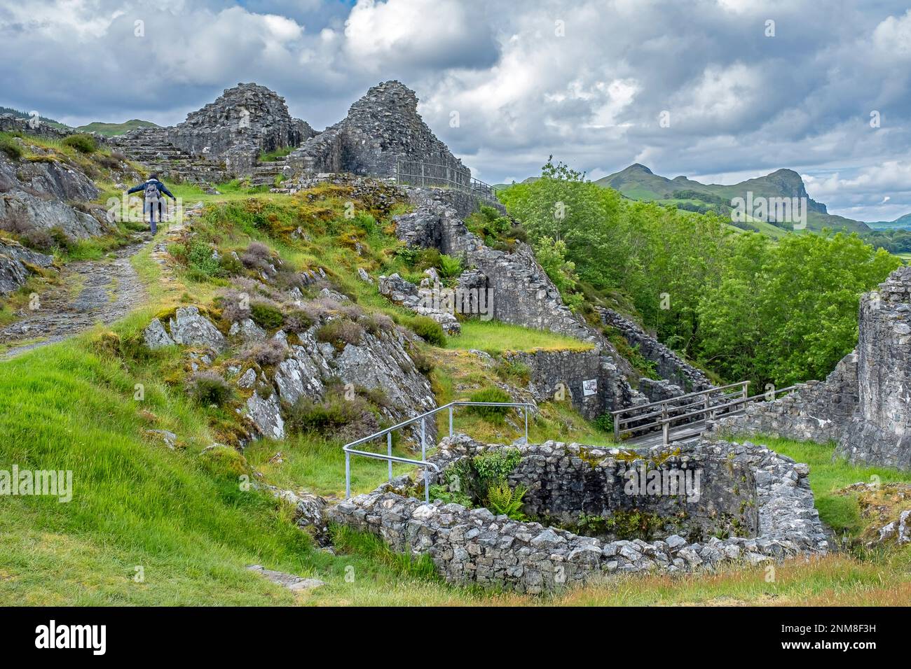 Castell y Bere, Dysynni Vallée, Gwynedd, Pays de Galles Banque D'Images