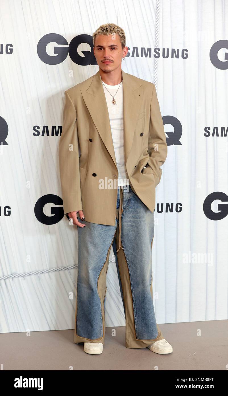 Arón Piper attends the 20th edition of the GQ Men of the Year Awards 2021 to be held at the Palace Hotel, November 11, 2021, in Madrid, Spain. These awards for more than two decades bring together the most relevant personalities of Spanish music, sport, fashion, gastronomy, cinema and cultural and social life, in addition to prominent international stars. AWARDS;GQ;MAGAZINE;PHOTOCALL;CELEBRITIES Raúl Terrel / Europa Press 11/11/2021 (Europa Press via AP) Banque D'Images