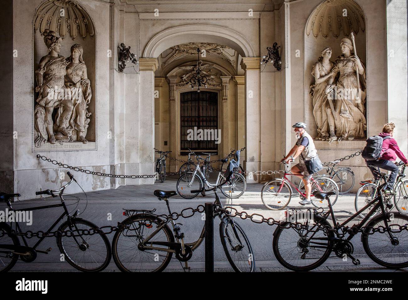 Entrée de la Hofburg, Vienne, Autriche Banque D'Images