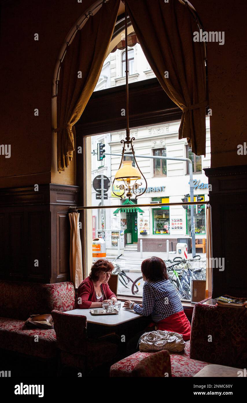 Café Sperl, Gumpendorfer Straße 11, Vienne, Autriche, Europe Banque D'Images