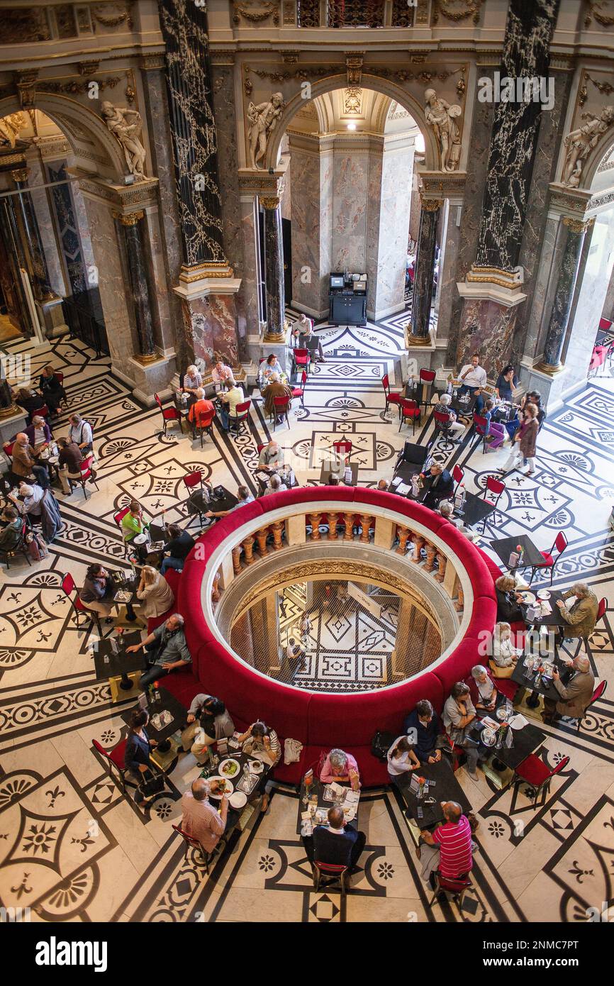 Cafe du Kunsthistorisches Museum, musée d'histoire de l'art, Vienne, Autriche, Europe Banque D'Images