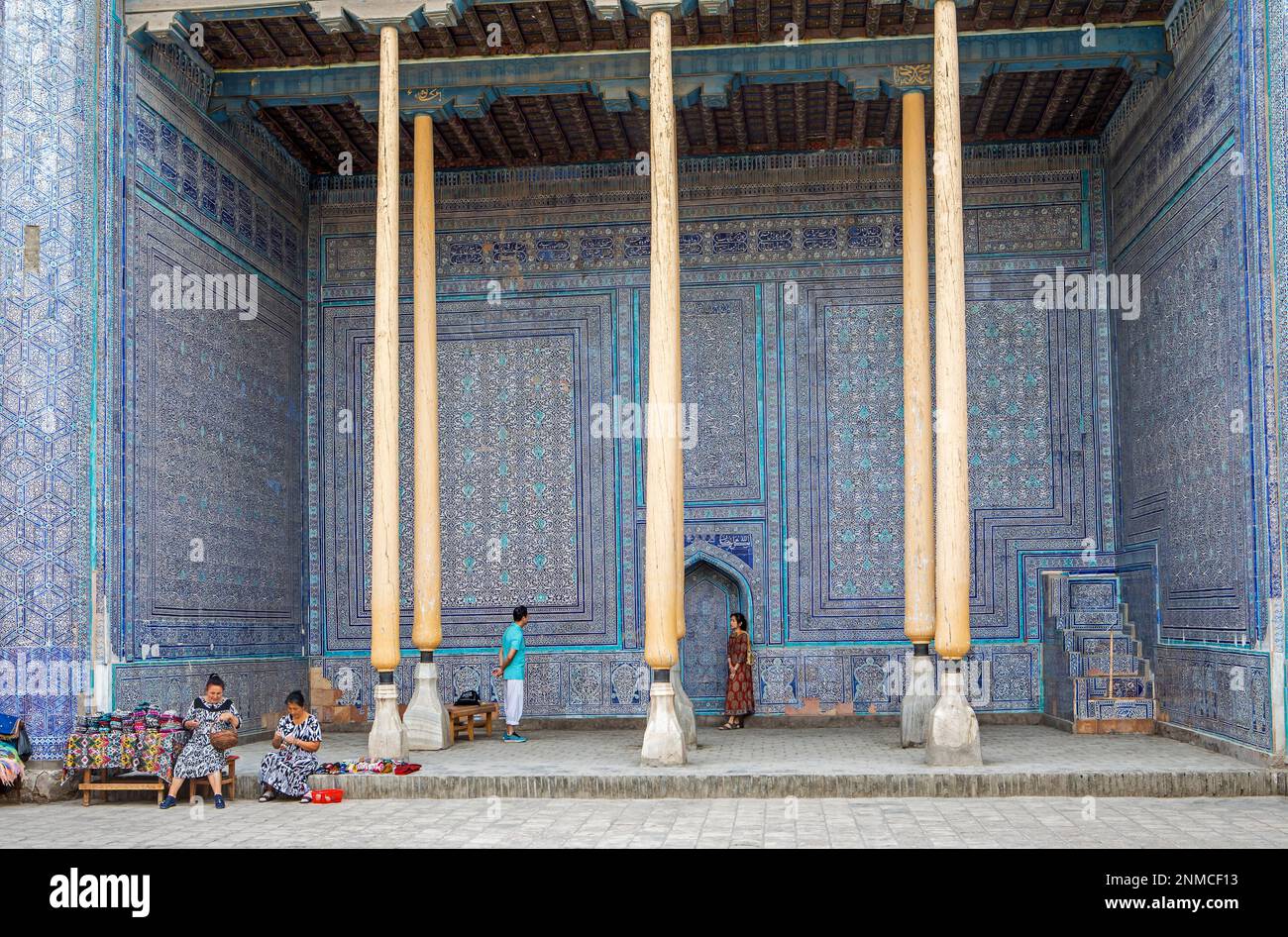 La mosquée d'été, à l'intérieur Kuhna Arche, Khiva, Ouzbékistan Banque D'Images