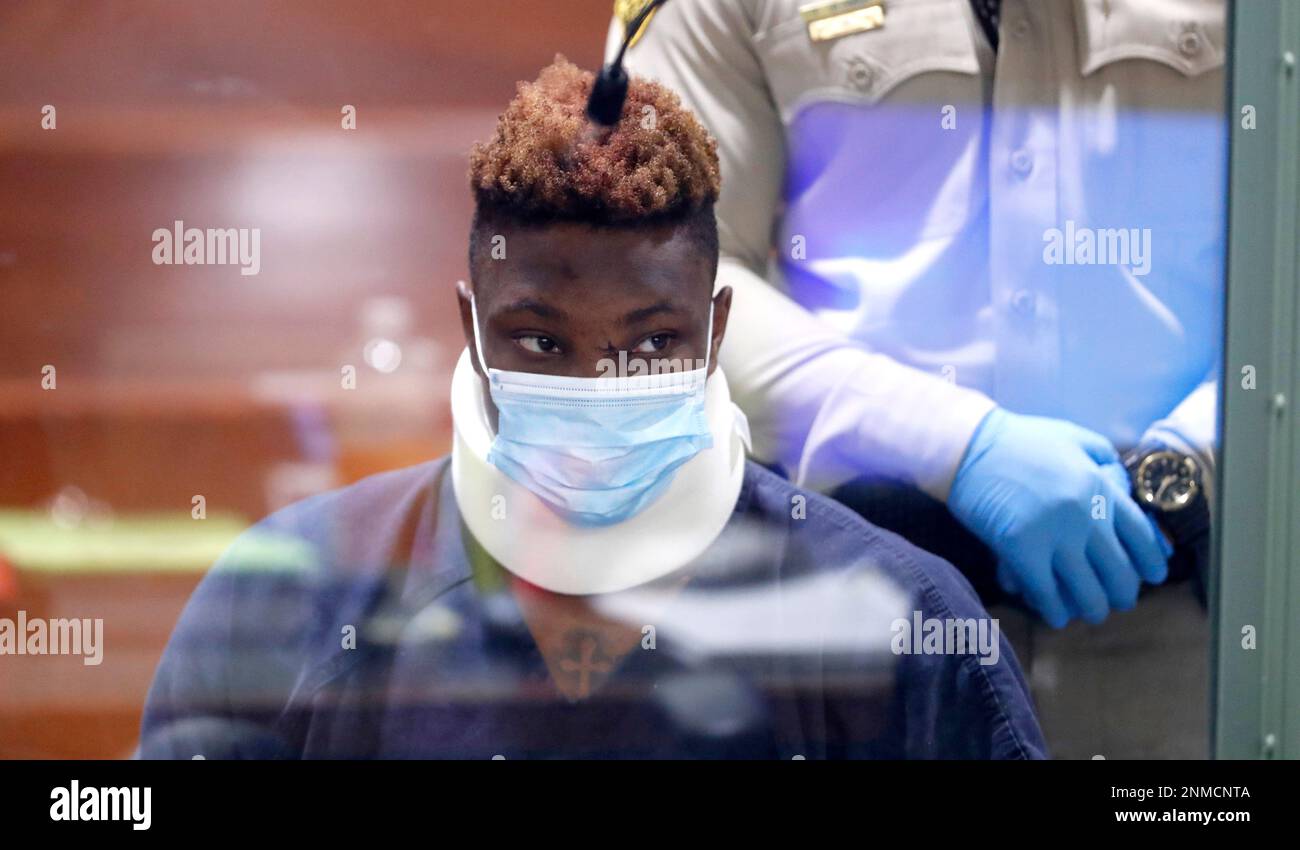 Former Las Vegas Raiders wide receiver Henry Ruggs III makes an initial ...