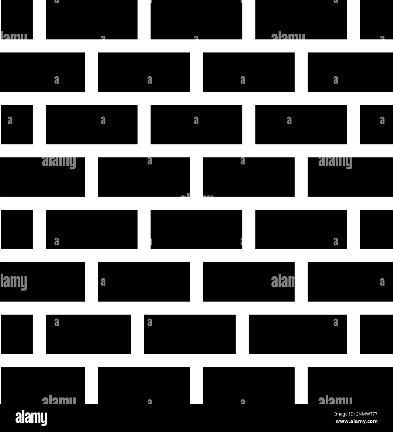 parois construction structure glyphe icône illustration du vecteur Illustration de Vecteur