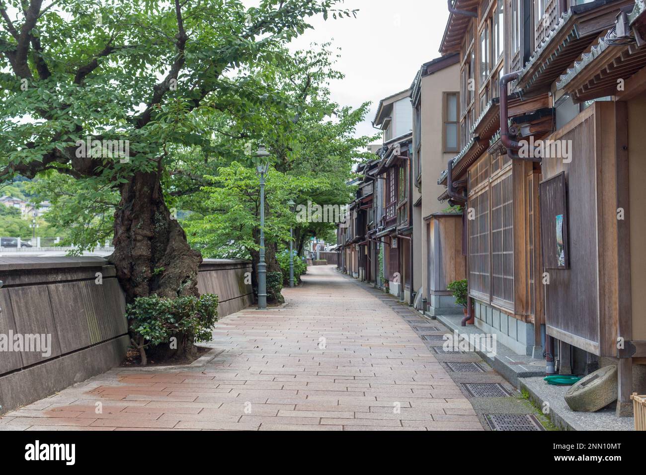 Kazeumachi chaya teahouse district, Kanazawa, Japon. Banque D'Images