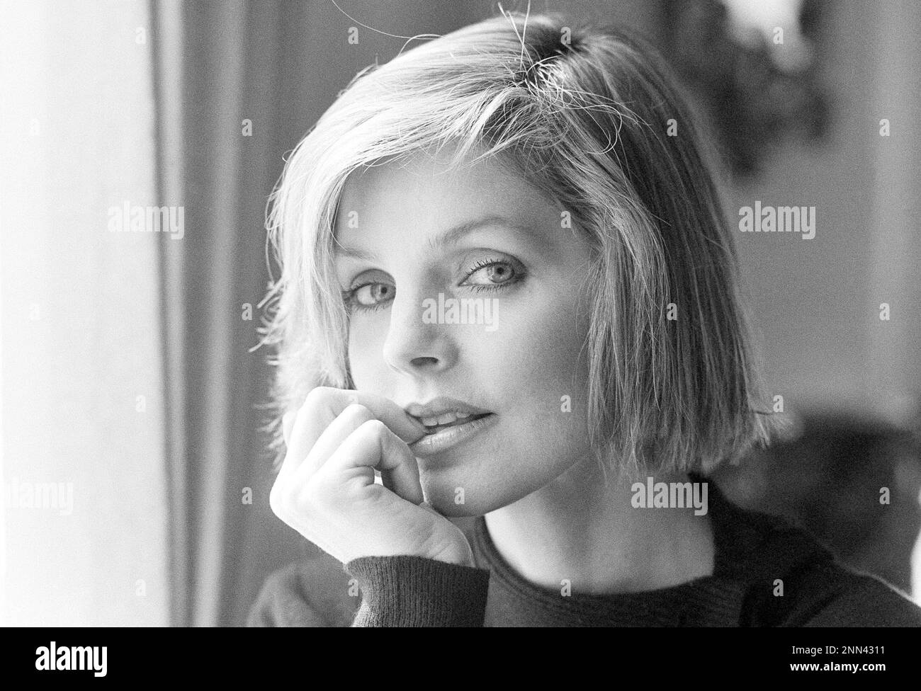 PRISCILLA PRESLEY à DALLAS (1978), dirigée par LARRY HAGMAN, COREY ALLEN et PATRICK DUFFY. Crédit: LORIMAR TV / Album Banque D'Images