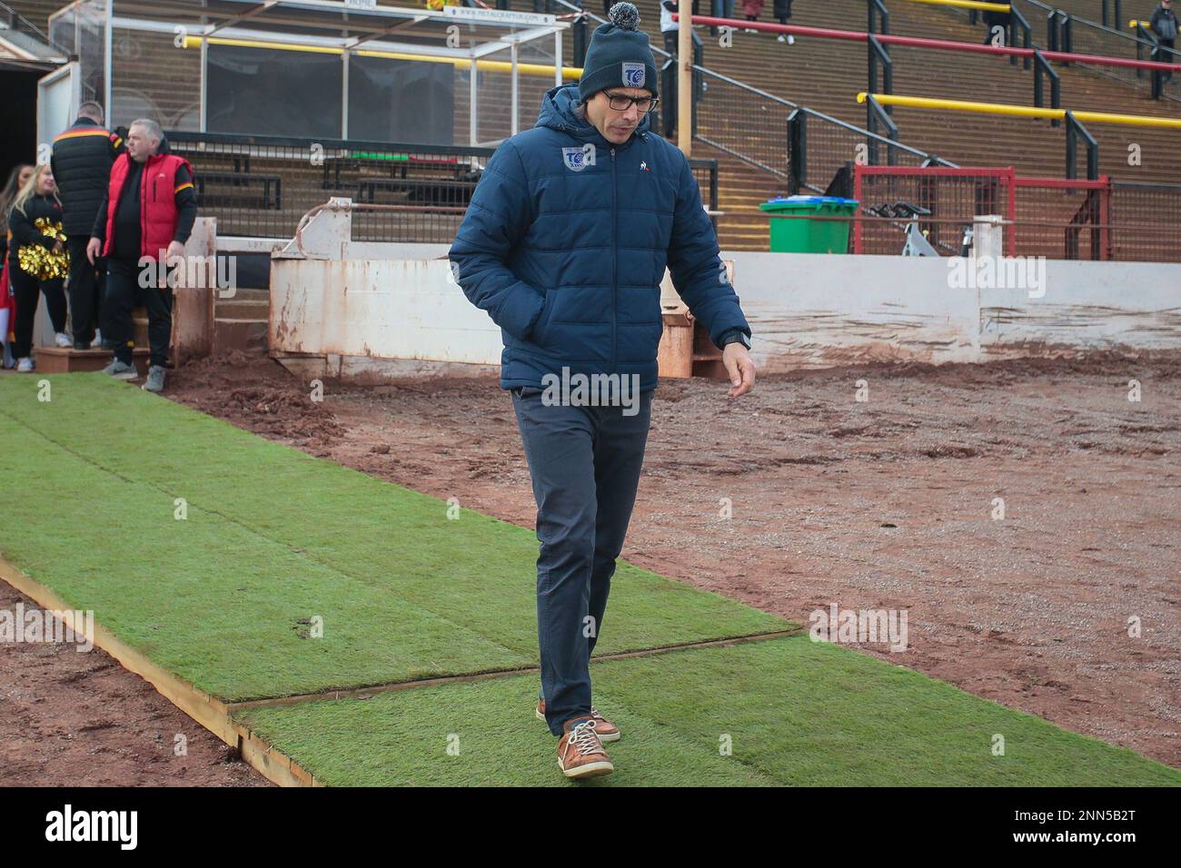 L'entraîneur-chef de Toulouse Sylvain Houles *** lors du match de Betfred Championship entre Bradford Bulls et Toulouse au stade Odsal, Bradford, Royaume-Uni, le 25 février 2023. Photo de Simon Hall. Utilisation éditoriale uniquement, licence requise pour une utilisation commerciale. Aucune utilisation dans les Paris, les jeux ou les publications d'un seul club/ligue/joueur. Crédit : UK Sports pics Ltd/Alay Live News Banque D'Images