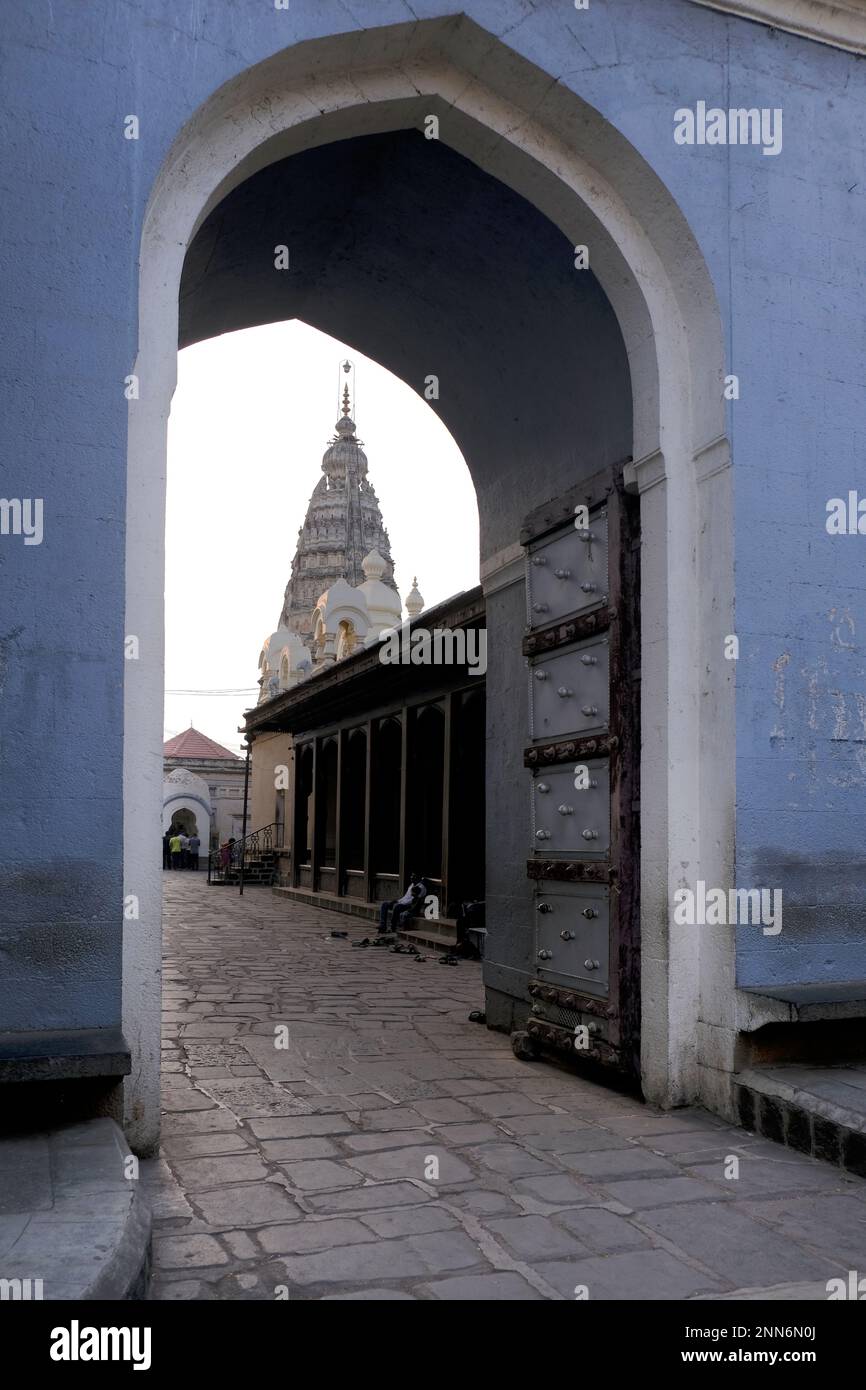 30 janvier 2023, Shree RAM Mandir Phaltan est l'un des plus anciens temples de la ville. L'architecture du temple est en bois et est tout à fait décemment construite Banque D'Images