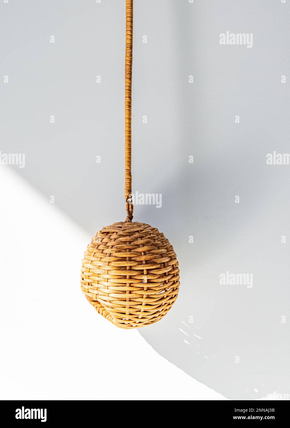 Maison d'oiseau tissée à la main Banque D'Images