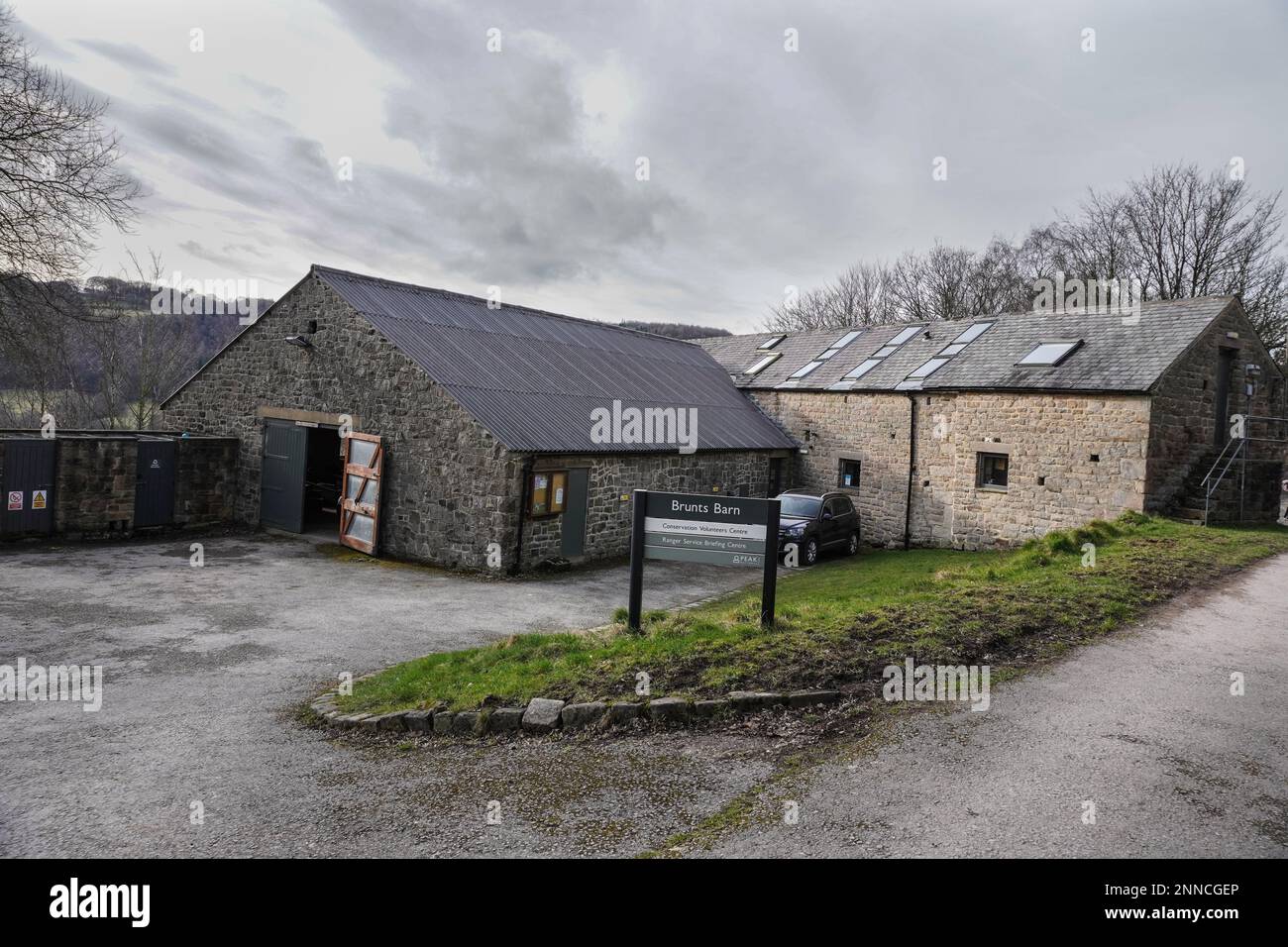 Brunts Barn à Hathersage, vallée de l'espoir Derbyshire. Banque D'Images