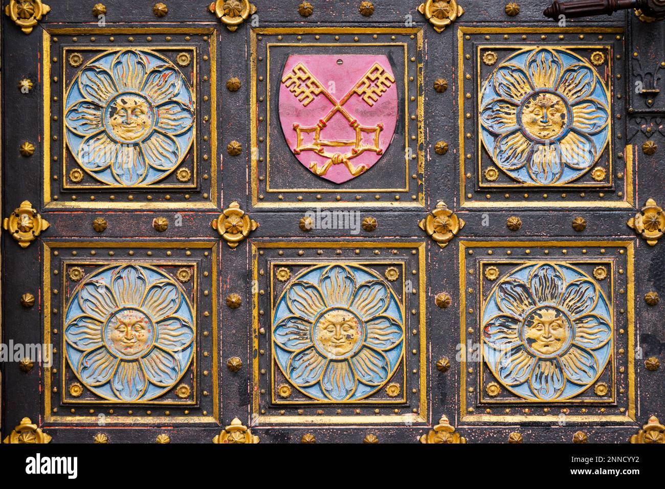 Poignée De Porte Ancienne - Levier Avec Tête De Soldat Romain - Motif Unique - Occasion