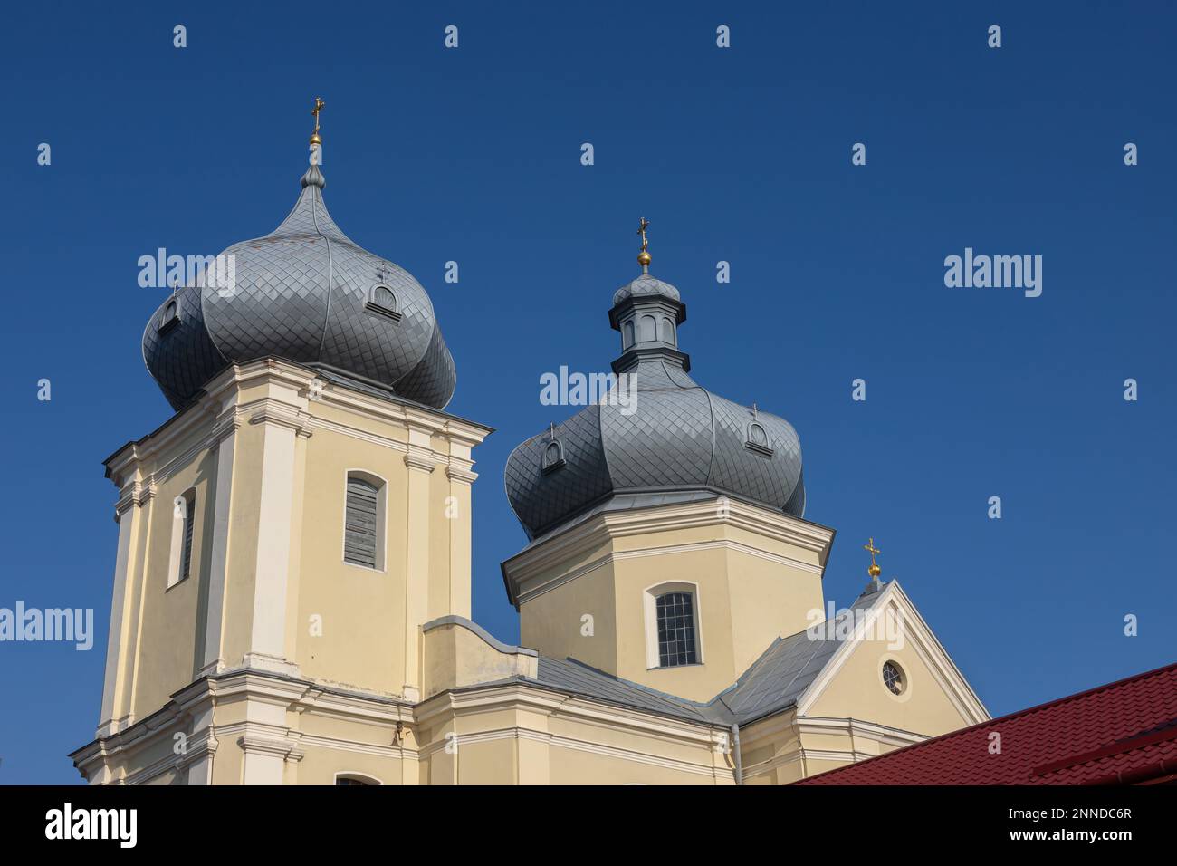 Eglise grecque-catholique Résurrection du Christ à Zbarazh, région de Ternopil, Ukraine. Banque D'Images