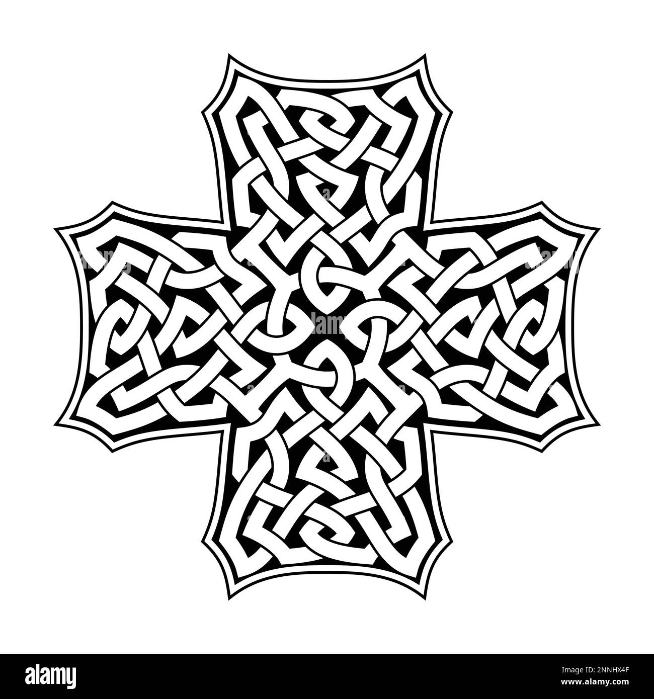 Ornement national celtique Illustration de Vecteur