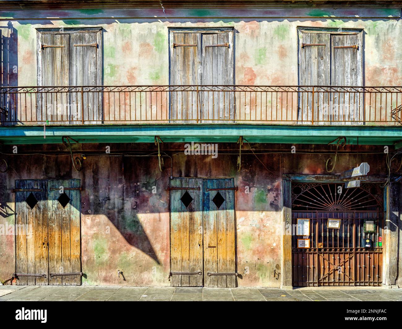 Preservation Hall, Jazzclub, historique, quartier français, la Nouvelle-Orléans, Louisiane États-Unis, États-Unis Banque D'Images