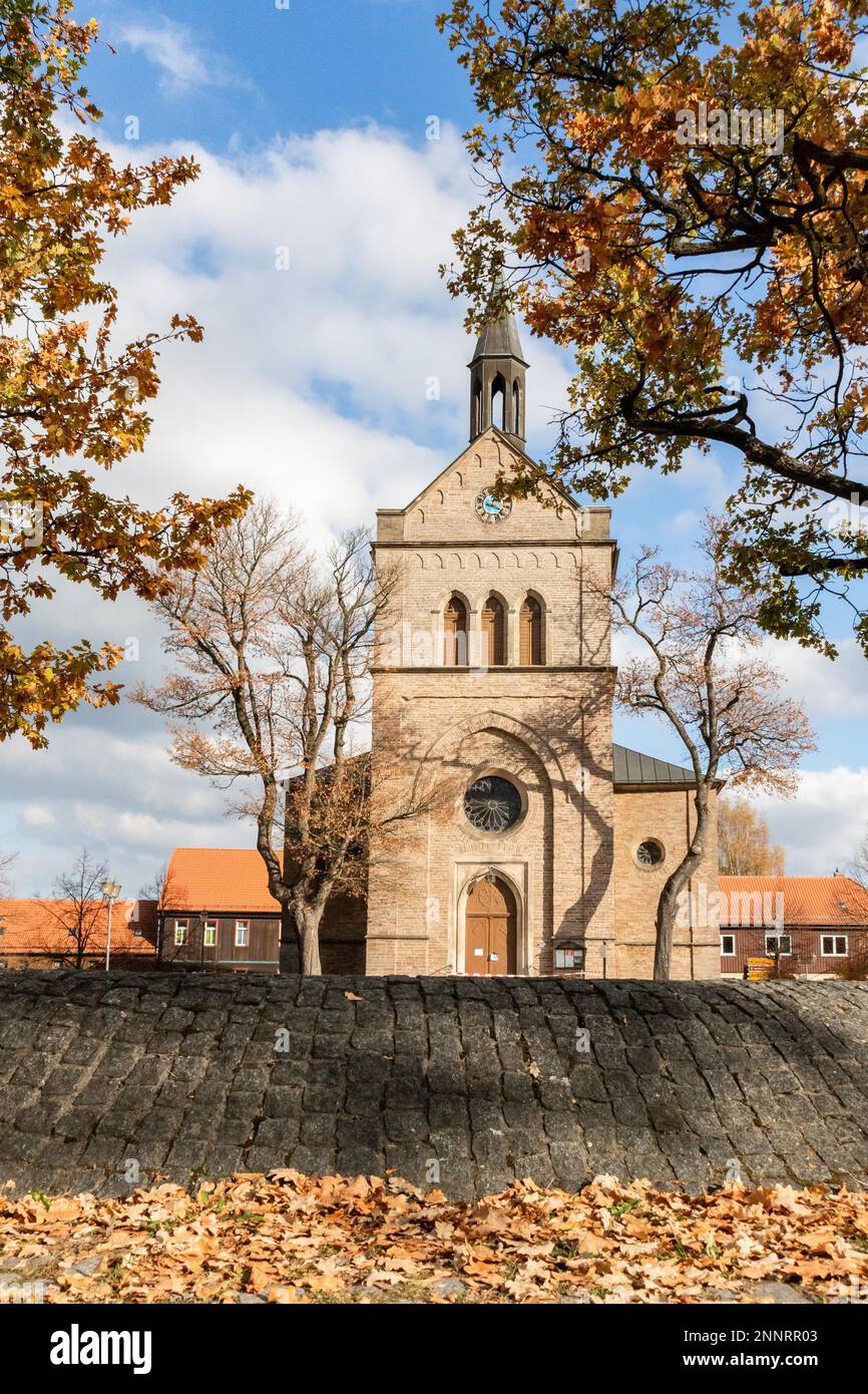 Hasselfelde dans l'église des montagnes Harz Banque D'Images