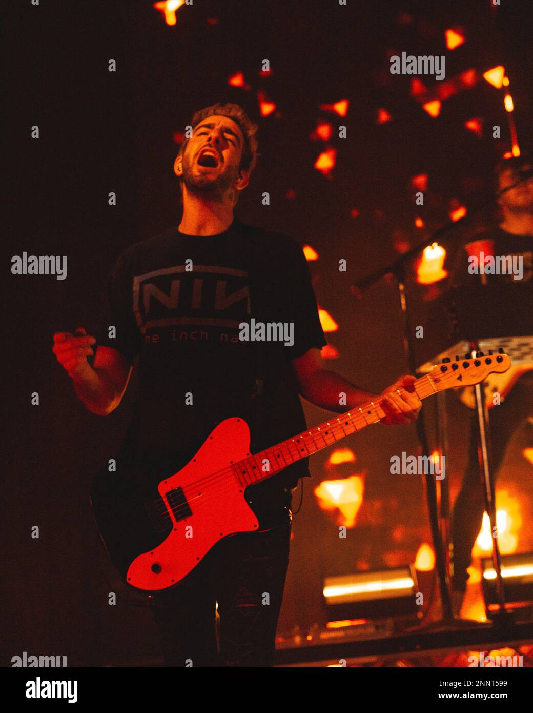 Milan, Italie, 25st février 2023. Le groupe pop punk américain All Time Low se produit en direct à fabrique à Milan. Crédits: Maria Laura Arturi/Alamy Live News Banque D'Images