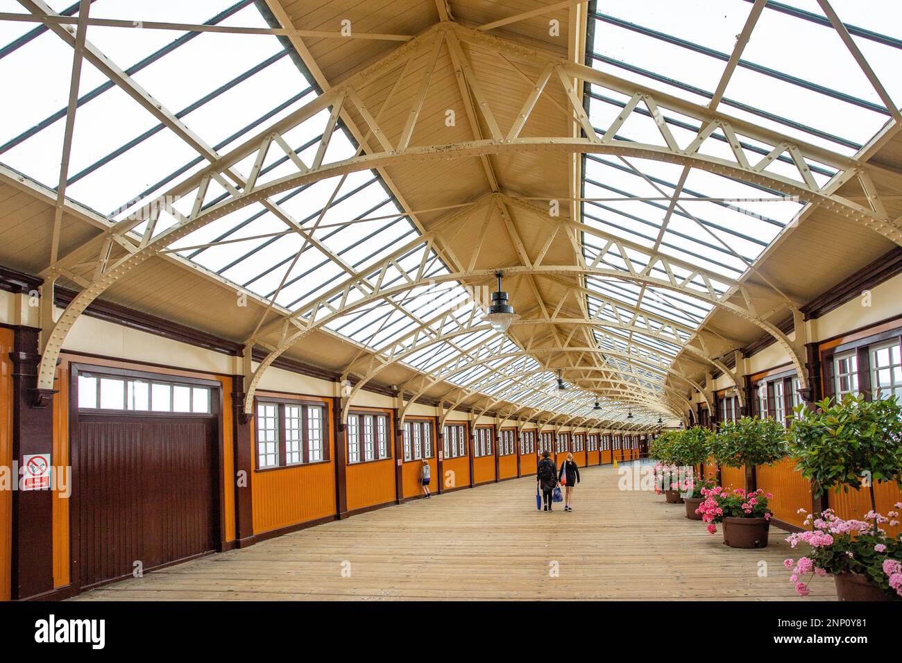 Wemyss Bay train Station Interior, Écosse, Royaume-Uni Banque D'Images