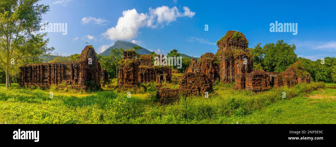 Ruines de Champa Senisor, province de Quang Nam, Vietnam Banque D'Images