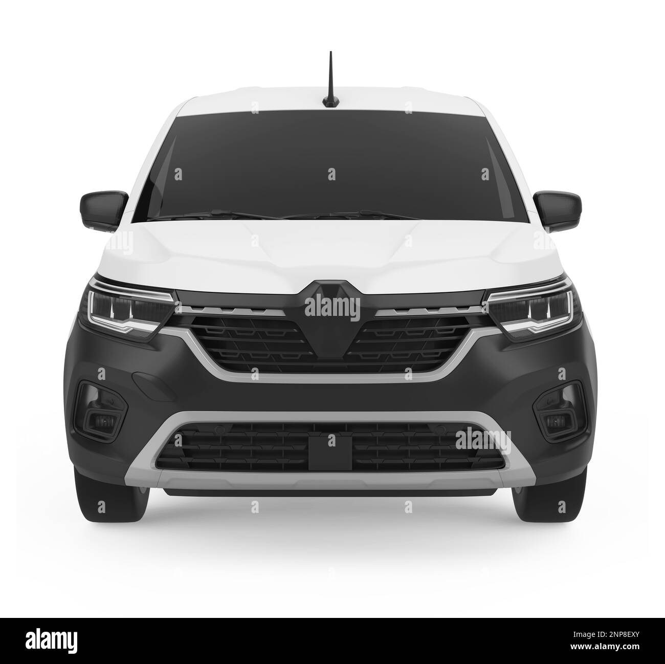 Camion de livraison Isolated Banque D'Images