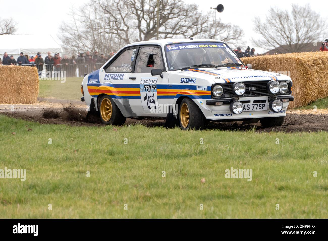 Ford Escort RS 2000 Rally car à la course Retro 2023 Exhibition and Rally stages à Stoneleigh Park Warwickshire Royaume-Uni Banque D'Images