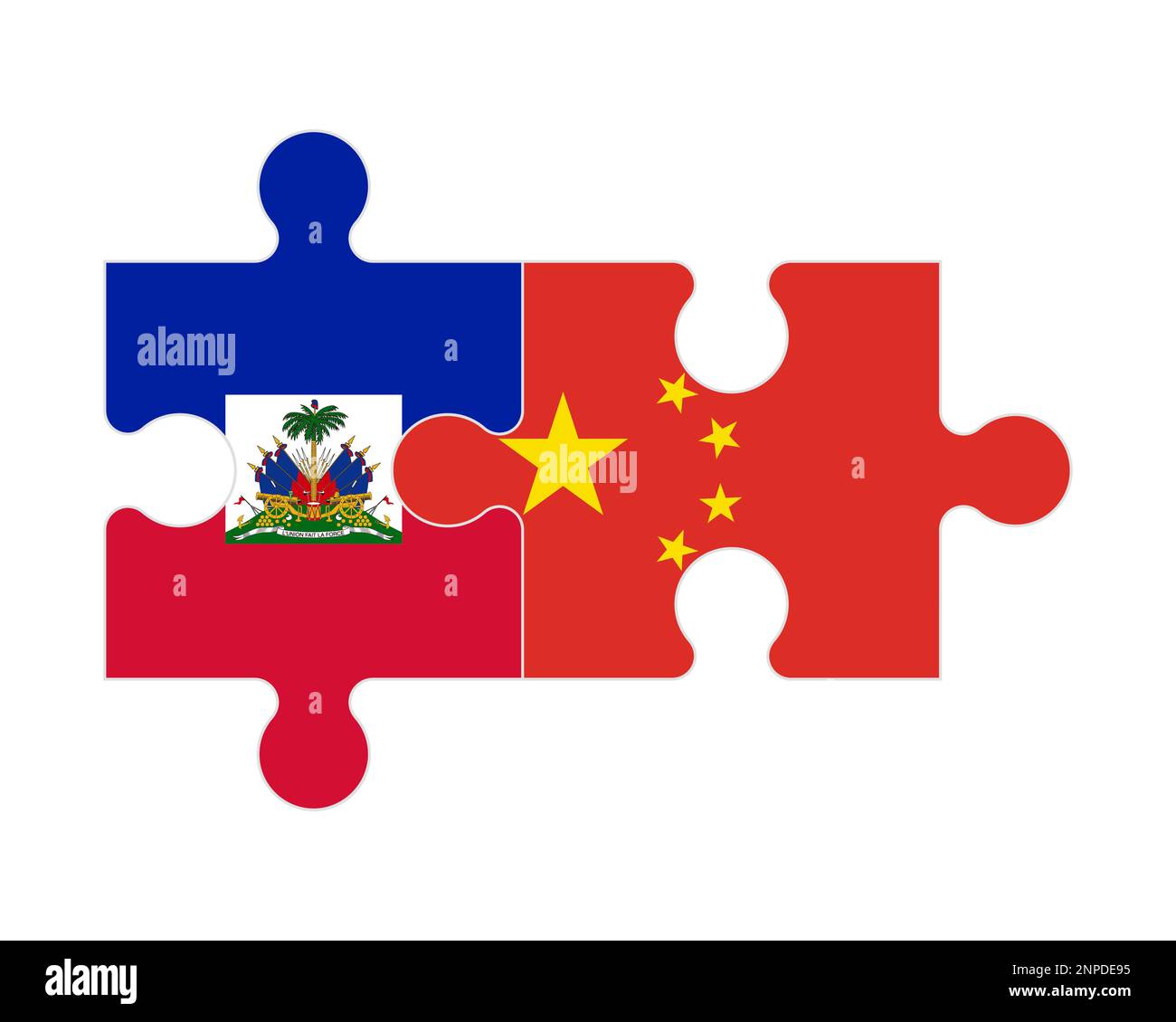 Puzzle connecté des drapeaux d'Haïti et de la Chine, vecteur Illustration de Vecteur Puzzle connecté des drapeaux d'Haïti et de la Chine, vecteur Illustration de Vecteur