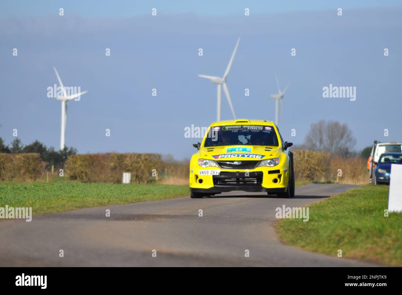 Reed Group, East Riding stages car Rally 2023 - Beverley and District Motor club, Aldbrough, East Riding of Yorkshire, Angleterre Banque D'Images