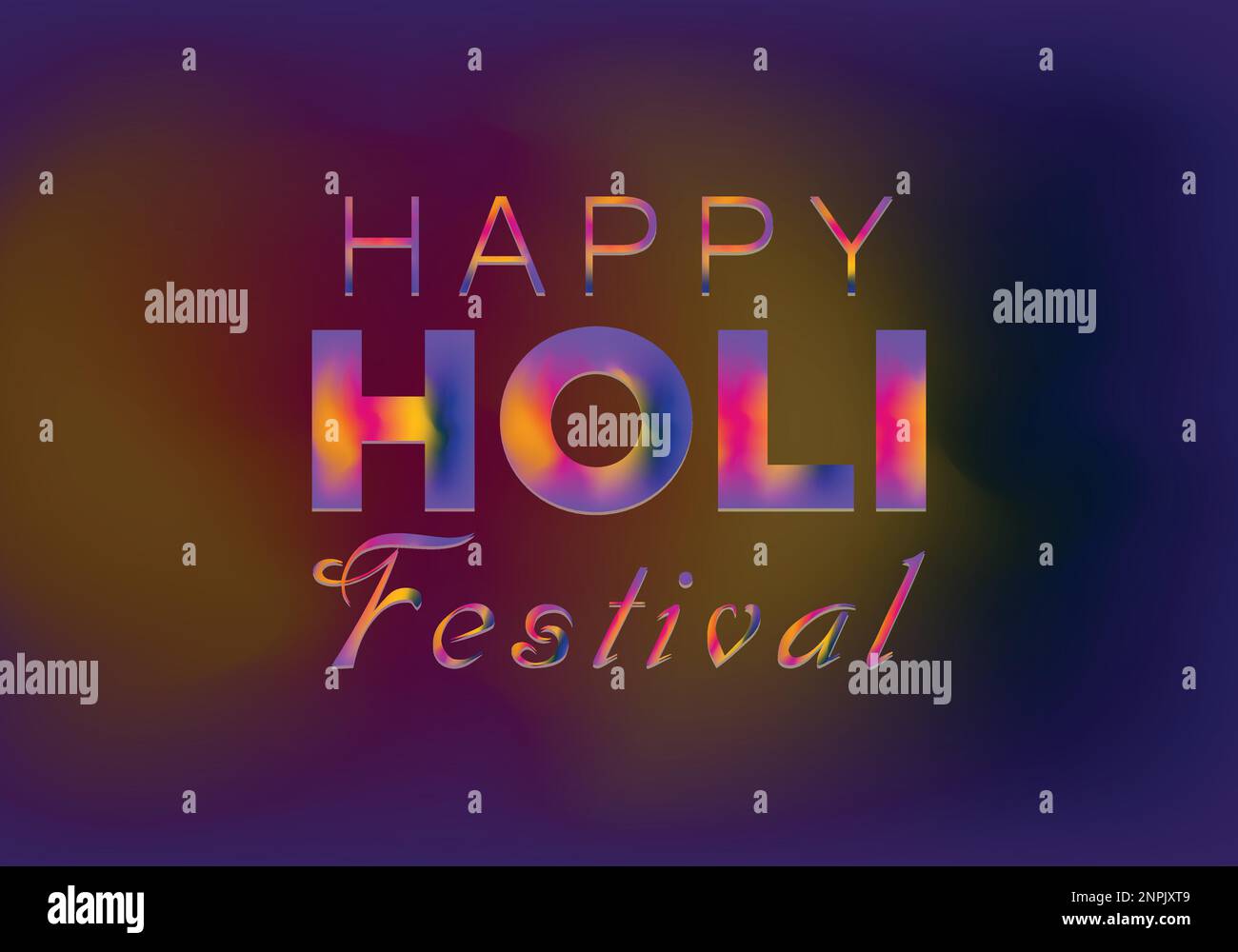 Joyeux festival abstrait holi fond coloré Illustration de Vecteur