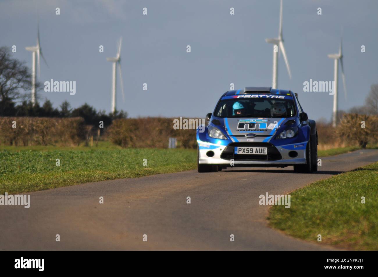 Reed Group, East Riding stages car Rally 2023 - Beverley and District Motor club, Aldbrough, East Riding of Yorkshire, Angleterre Banque D'Images