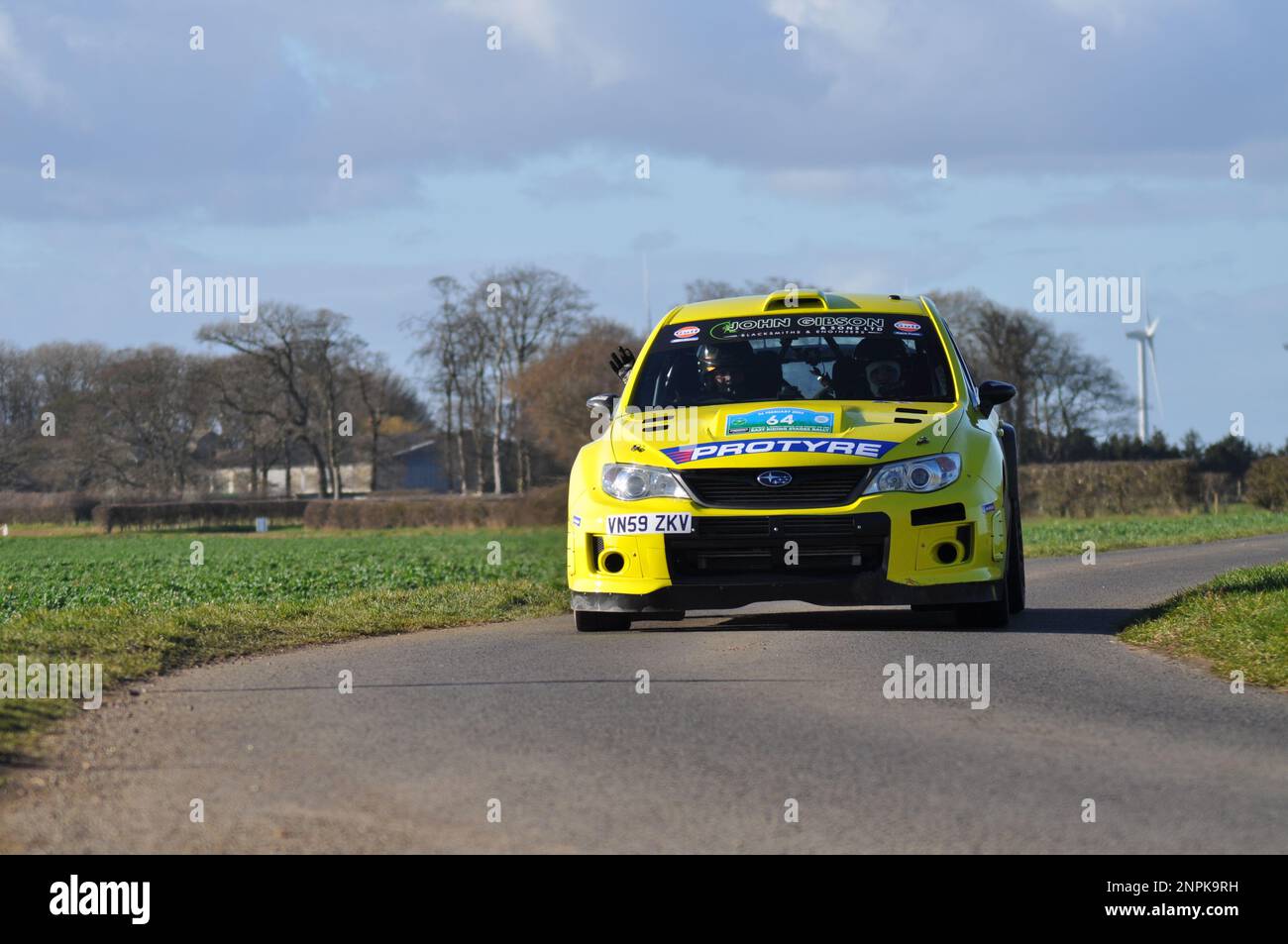 Reed Group, East Riding stages car Rally 2023 - Beverley and District Motor club, Aldbrough, East Riding of Yorkshire, Angleterre Banque D'Images